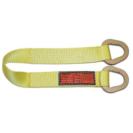 Synthetic Web Sling, Type 2, 18 ft L, 6 in W, Nylon, Yellow MPN:TTS-1-906-18