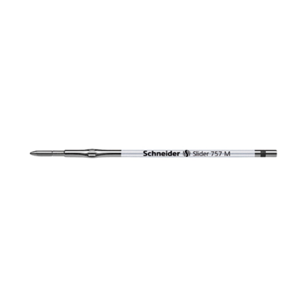 Stride Schneider Slider 757 Refills, For Pulse Pro And Sharky Pens, Medium Point, Black Ink, Pack Of 10 (Min Order Qty 5) MPN:175701