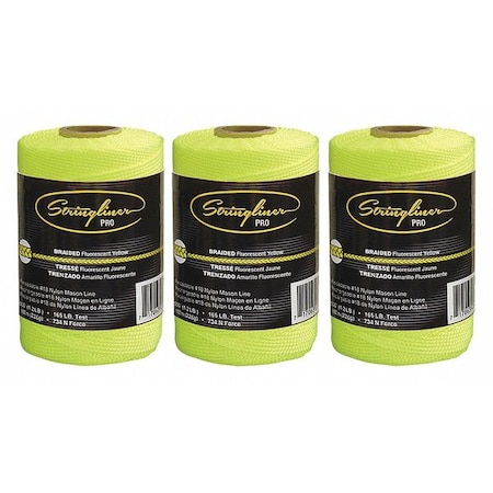 Masons Line, Braided, 500 ft. L, PK3 MPN:35465