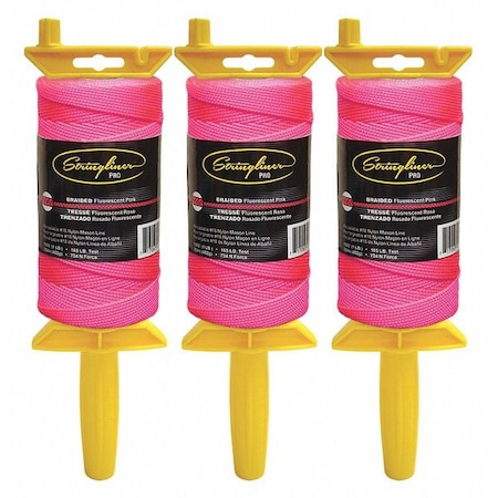 Fl Pink Braided TWINE-1000'-Pro-Reel MPN:25762
