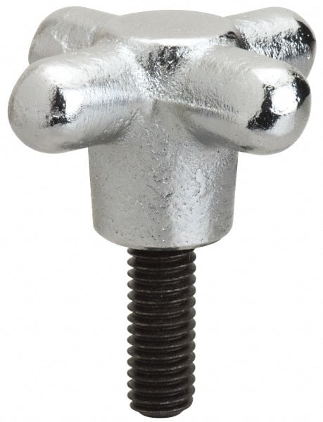4 Prong Spoked Knob: 2