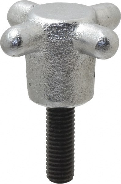 4 Prong Spoked Knob: 2-1/2