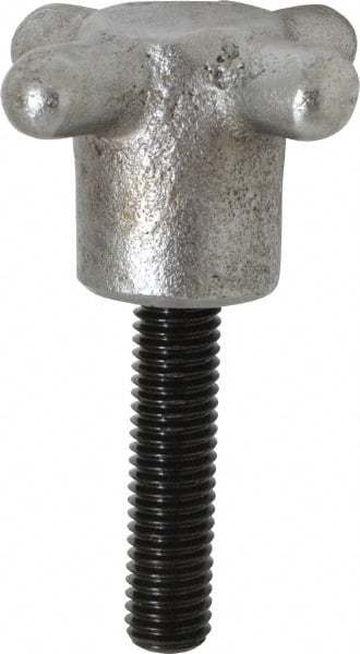4 Prong Spoked Knob: 2-1/2