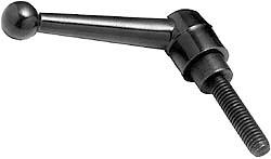 Adjustable Clamping Handle: Adjustable, 5/16-18 Thread, Zinc Alloy Handle, 5/8
