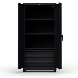 Stronghold Heavy Duty Industrial Storage Cabinet with 3 Drawers 14 Gauge 36
