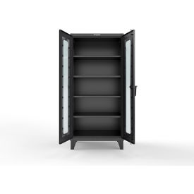 Strong Hold® Clearview Cabinet w/SecuRam ScanLogic Smart Lock 36