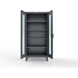 Strong Hold® Clearview Cabinet w/SecuRam ScanLogic Basic Lock 36