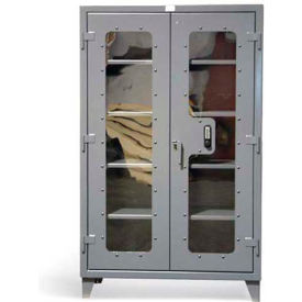 Stronghold Heavy Duty Keypad See Thru Door Cabinet 12 Gauge 48
