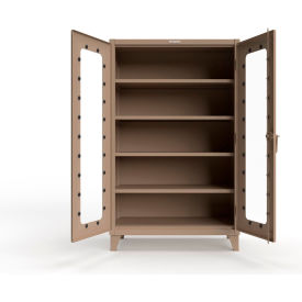 Strong Hold® Clearview Cabinet with 4 Shelves 48