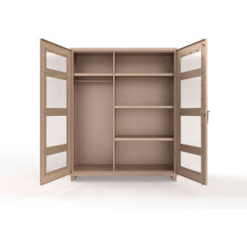 Strong Hold® Extra Heavy Duty Clearview Uniform Cabinet 60