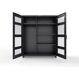 Strong Hold® Extra Heavy Duty Clearview Uniform Cabinet 60