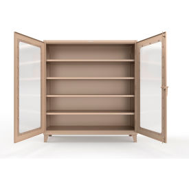 Strong Hold® Clearview Cabinet with 4 Shelves 72