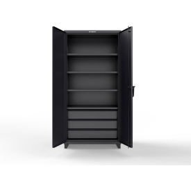 Strong Hold® Extreme Duty Cabinet with 3 Drawers 4 Shelves 36