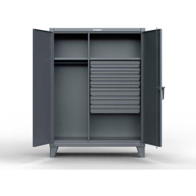 Strong Hold® Heavy Duty Uniform Cabinet w/3 Shelves 36