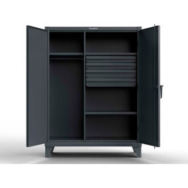Strong Hold® Heavy Duty Uniform Cabinet w/3 Shelves 48