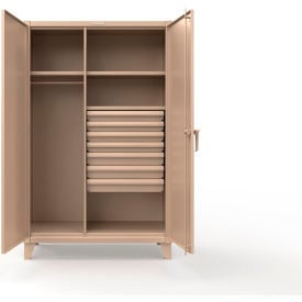 Strong Hold® Extreme Duty Uniform Cabinet w/ 3 Shelves 48
