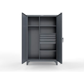 Strong Hold® Extreme Duty Uniform Cabinet w/ 4 Shelves 48