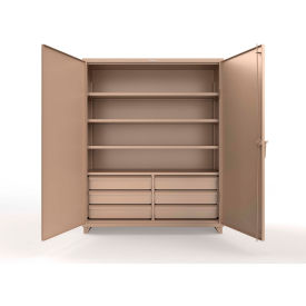 Strong Hold® Extra Heavy Duty Cabinet w/6 Drawer 4 Shelves 60