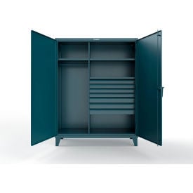 Strong Hold® Extra Heavy Duty Uniform Cabinet 7 Drawers 3 Shelves 60