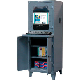 Strong Hold® Extreme Duty Computer Cabinet w/ 2 Shelves 26