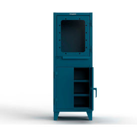 Strong Hold® Extreme Duty Computer Cabinet w/ Retractable Keyboard 26