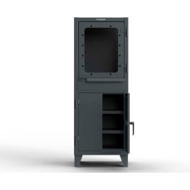 Strong Hold® Extreme Duty Computer Cabinet w/Retractable Keyboard 26
