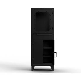 Strong Hold® Extreme Duty Computer Cabinet w/ Retractable Keyboard 26