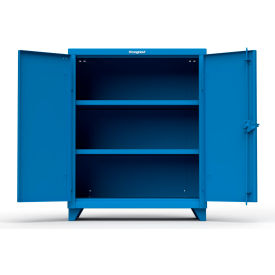 Stronghold Heavy Duty Counter Height Industrial Storage Cabinet 14 Gauge 36