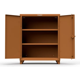 Stronghold Heavy Duty Counter Height Industrial Storage Cabinet 14 Gauge 36