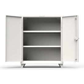Stronghold Heavy Duty Counter Height Industrial Storage Cabinet 14 Gauge 36