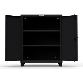 Stronghold Heavy Duty Counter Height Industrial Storage Cabinet 14 Gauge 36