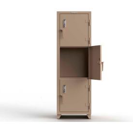 Strong Hold® 3-Tier 3 Door Extra Heavy Duty Digital Locker 24