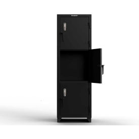 Strong Hold® 3-Tier 3 Door Extra Heavy Duty Digital Locker 24