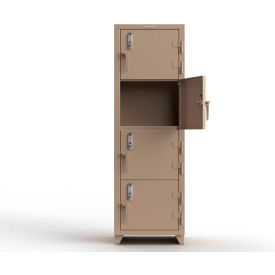 Strong Hold® 4-Tier 4 Door Extra Heavy Duty Digital Locker 24
