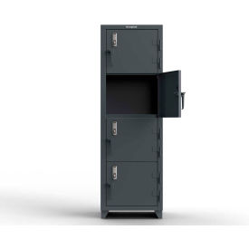 Strong Hold® 4-Tier 4 Door Extra Heavy Duty Digital Locker 24