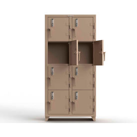 Strong Hold® 4-Tier 8 Door Extra Heavy Duty Digital Locker 36