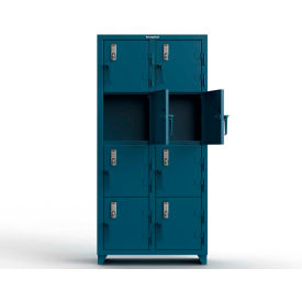 Strong Hold® 4-Tier 8 Door Extra Heavy Duty Digital Locker 36