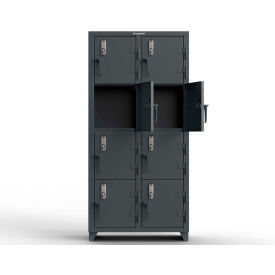 Strong Hold® 4-Tier 8 Door Extra Heavy Duty Digital Locker 36