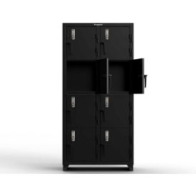 Strong Hold® 4-Tier 8 Door Extra Heavy Duty Digital Locker 36