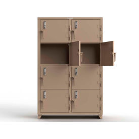 Strong Hold® 4-Tier 8 Door Extra Heavy Duty Digital Locker 48