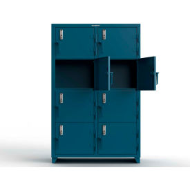 Strong Hold® 4-Tier 8 Door Extra Heavy Duty Digital Locker 48