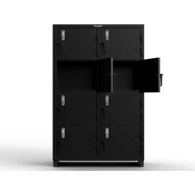 Strong Hold® 4-Tier 8 Door Extra Heavy Duty Digital Locker 48