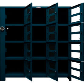 Strong Hold® 4-Tier 12 Clear View Door Smart Access Locker 72