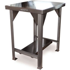 StrongHold Equipment Stand W/ Undershelf 12 Ga 304 Stainless Steel Top 30
