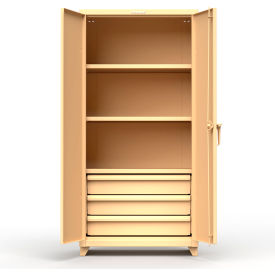 Stronghold Heavy Duty Industrial Storage Cabinet with 3 Drawers 14 Gauge 36