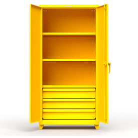 Stronghold Heavy Duty Industrial Storage Cabinet w/ 3 Drawers 14 Gauge 36