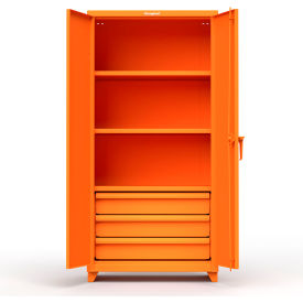 Stronghold Heavy Duty Industrial Storage Cabinet w/ 3 Drawers 14 Gauge 36