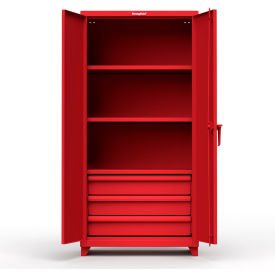 Stronghold Heavy Duty Industrial Storage Cabinet with 3 Drawers 14 Gauge 36
