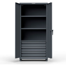 Stronghold HD Industrial Storage Cabinet with 3 Drawers 14 Gauge 36