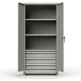 Stronghold Heavy Duty Industrial Storage Cabinet with 3 Drawers 14 Gauge 36